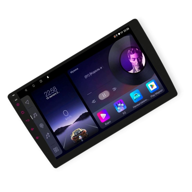 Магнітола 2DIN Andr 10.0 Shuttle FM, USB, AUX, MP5, AVI, екран9, Wi-Fi, BT, 2х64Gb, GPS, CarPlay