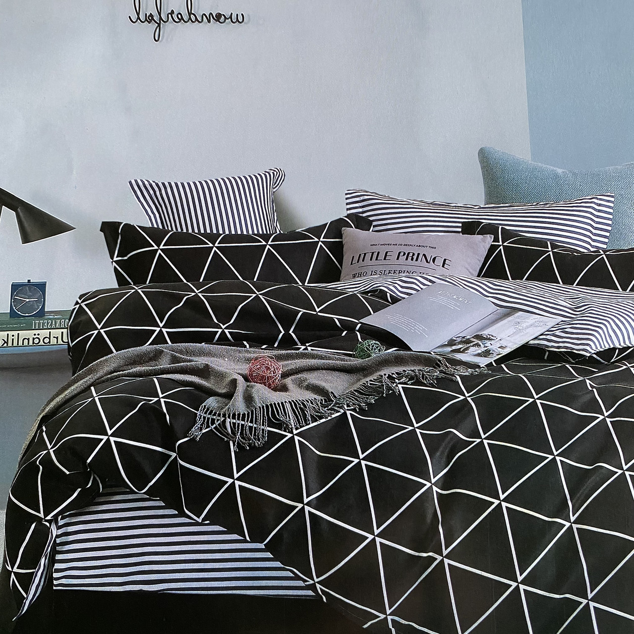 Полуторна (півтораспальна)150х220 підодіяльник, фланелева постільна білизна, простирадло з резинкою по колу, фото 1