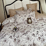 Постільна білизна Сімейний комплект з простирадлом на гумці з фланелі два підодіяльника, фото 2