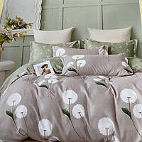 Постільна білизна Сімейний комплект з простирадлом на гумці з фланелі два підодіяльника