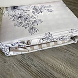 Полуторна (півтораспальна)150х220 підодіяльник, фланелева постільна білизна, простирадло з резинкою по колу, фото 3