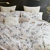 Полуторна (півтораспальна)150х220 підодіяльник, фланелева постільна білизна, простирадло з резинкою по колу, фото 5