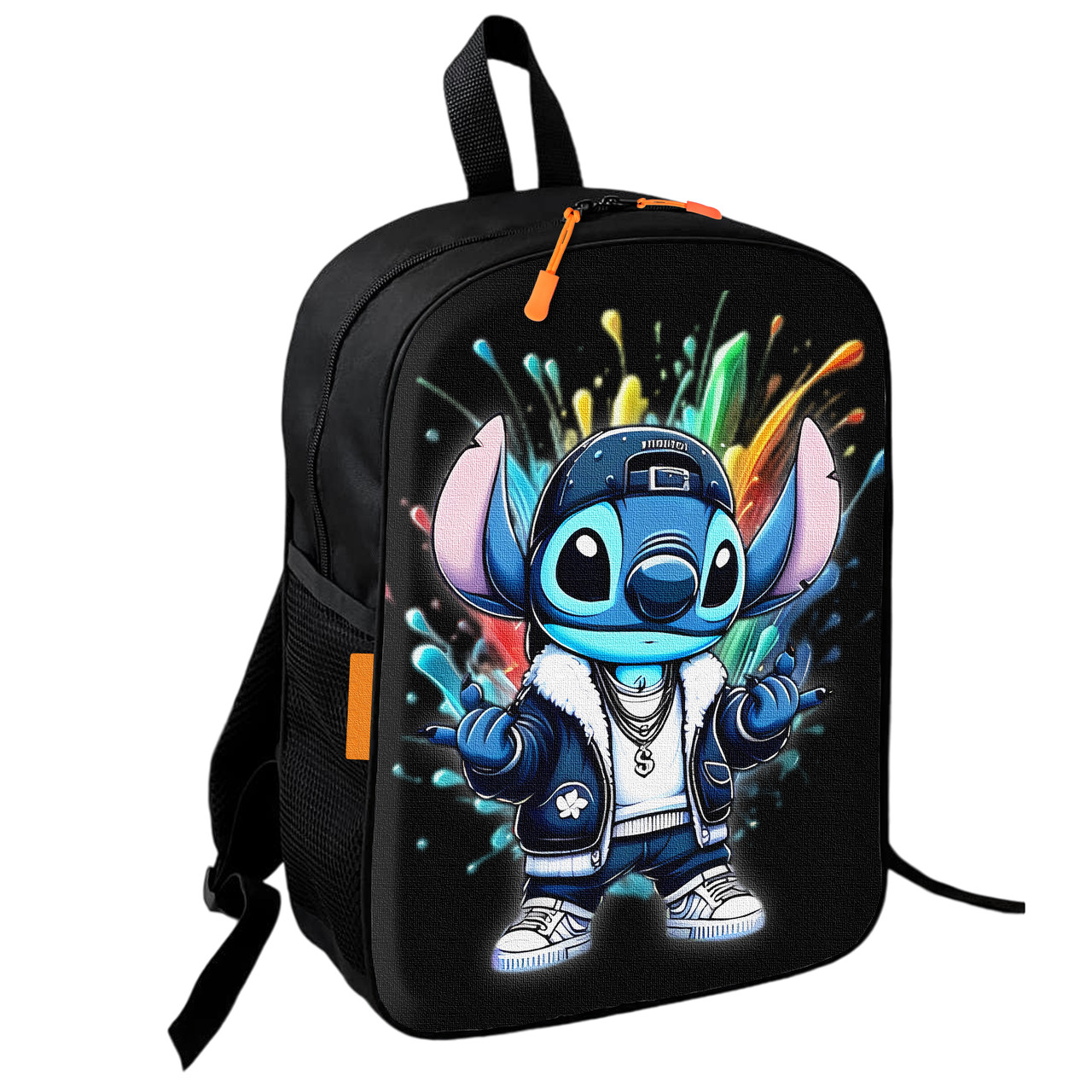 Рюкзак шкільний дитячий з принтом Стіч 36х27 см підлітковий для хлопчика, дівчинки (4068), фото 1