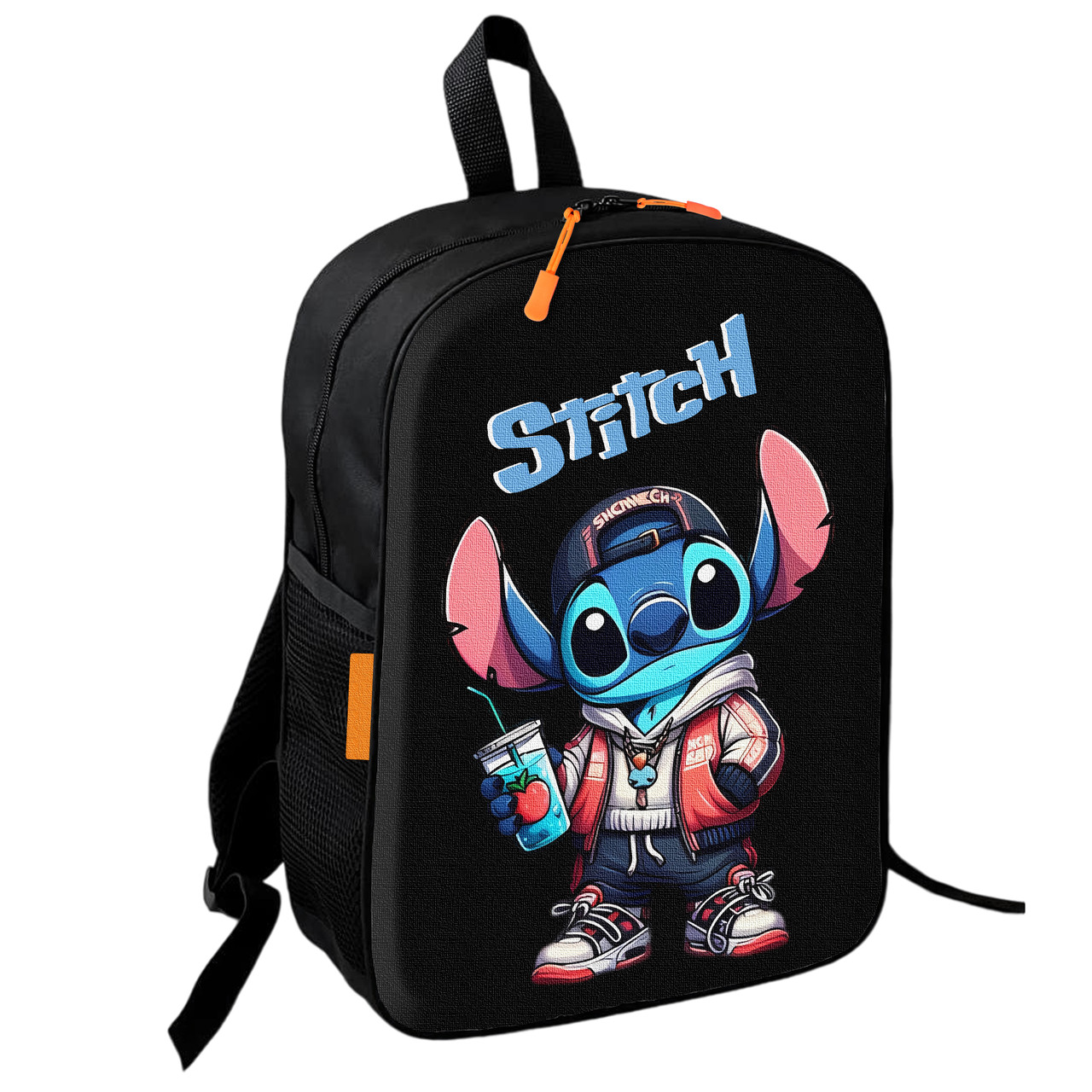 Рюкзак шкільний дитячий з принтом Стіч 36х27 см підлітковий для хлопчика, дівчинки (4069), фото 1