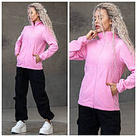 Жіноча тепла флісова кофта на змійці