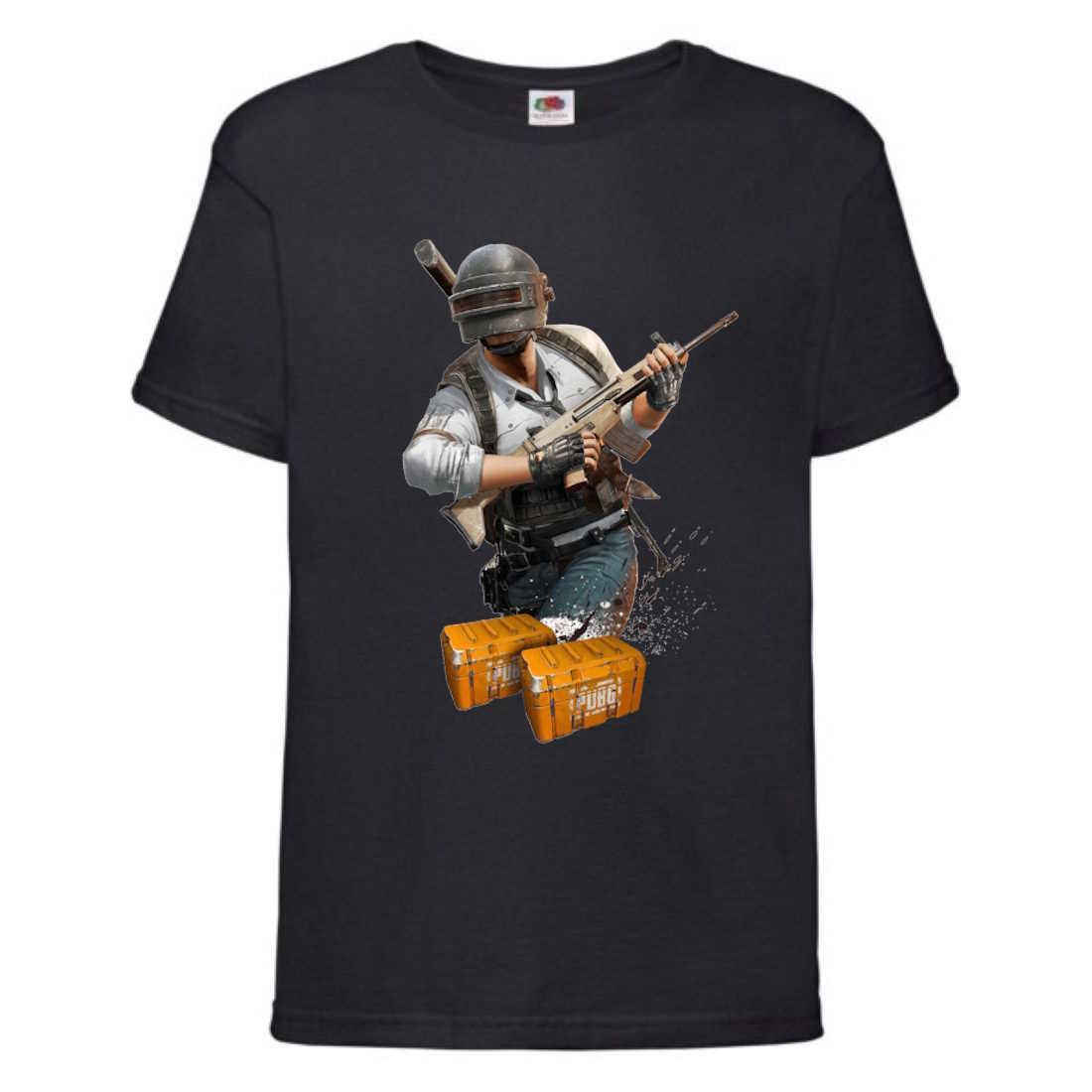 Футболка ПУБГ Батлграундс (PUBG Battlegrounds 003), чорна 104-116-128-140-152-164 розміри, фото 1