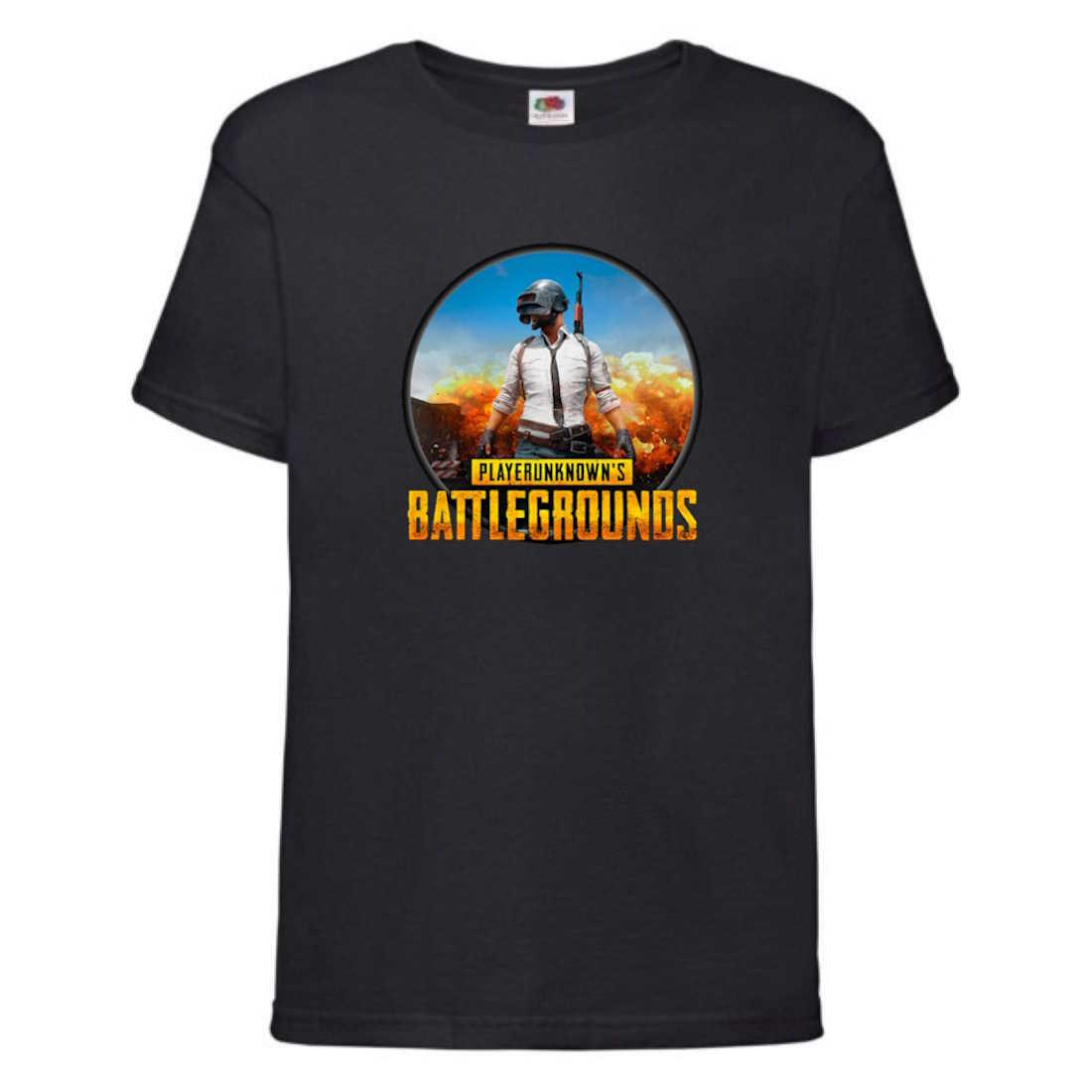 Футболка ПУБГ Батлграундс (PUBG Battlegrounds 005), чорна 104-116-128-140-152-164 розміри, фото 1