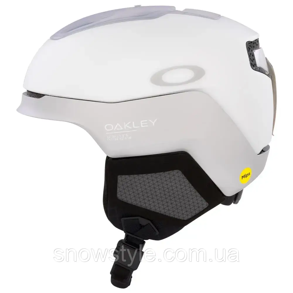 Шолом гірськолижний Oakley MOD5 MIPS Silver White Poseidon Medium (55-59см), фото 1