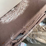 Полуторна (півтораспальна)150х220 підодіяльник, фланелева постільна білизна, простирадло з резинкою по колу, фото 2