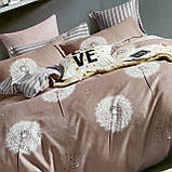 Постільна білизна Євро комплект з простирадлом на гумці Постільна білизна з фланелі євро розмір, фото 3