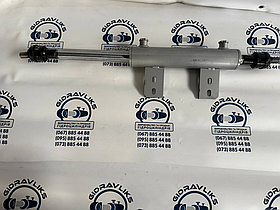 Гідроциліндр кермовий двосторонній під дозатор МТЗ, ЮМЗ, Т-40 ГЦ 63×40×250 (хід штока 250 мм, кришка різьбова)