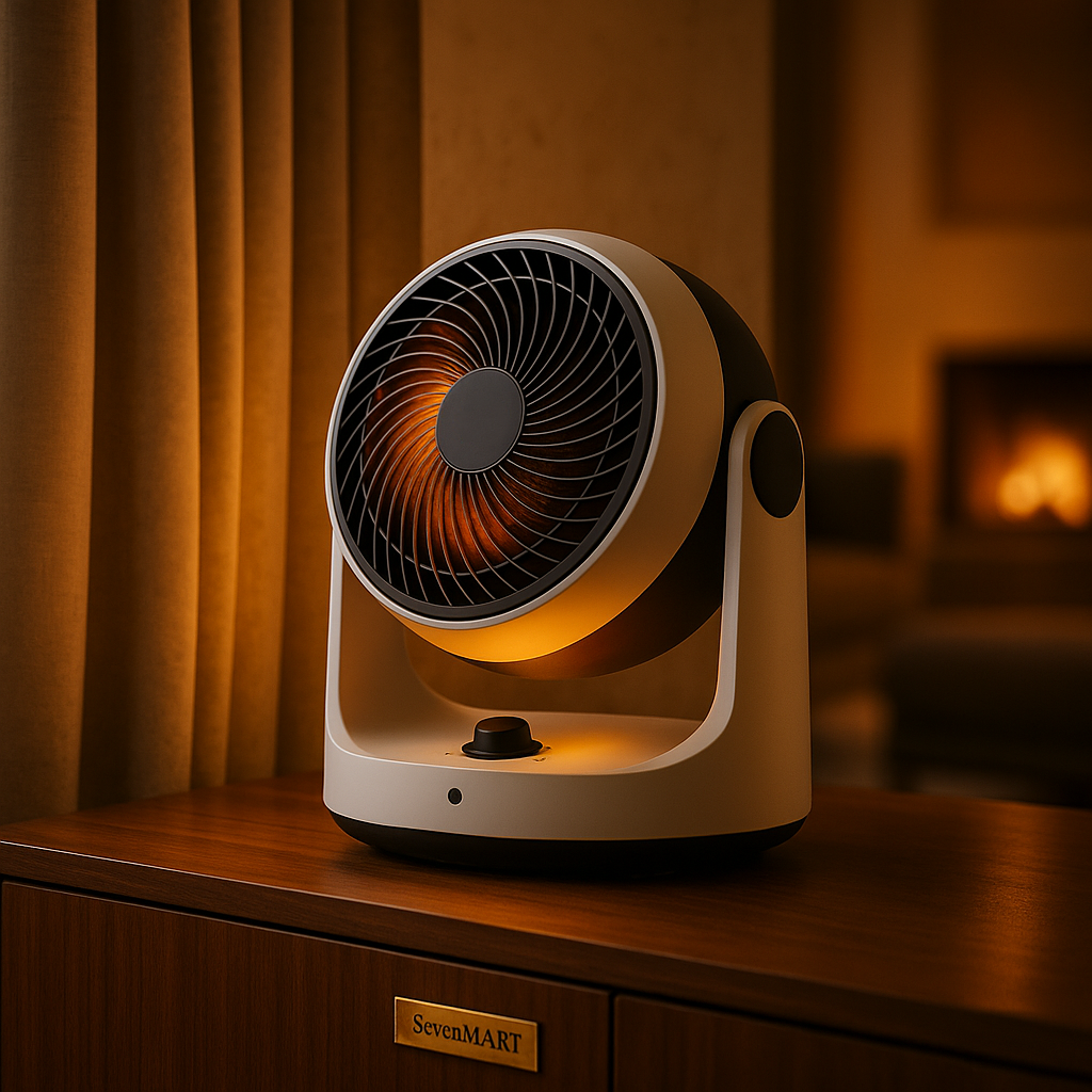 Дуйка електрична PTC AND 1075 1000 Вт для дому та офісу (обігрівач, тепловентилятор, швидке нагрівання), фото 1