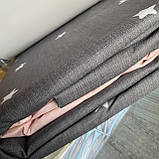 Постільна білизна Двоспальний розмір, простирадло на гумці 160х200+20см., фото 2