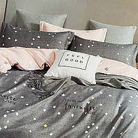 Постільна білизна Євро комплект з простирадлом на гумці Постільна білизна з фланелі євро розмір