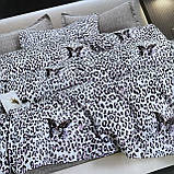 Полуторна (півтораспальна)150х220 підодіяльник, фланелева постільна білизна, простирадло з резинкою по колу, фото 3