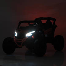 Електромобіль Джип Баггі дитячий (4 мотори по 200W, акумулятор. 24V7AH, пульт 2,4G) Bambi M 5099EBLR-8(24V) Рожевий, фото 5