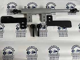 Гідроциліндр двосторонній ЮМЗ 63.40.250.870 (кришка різьбова) з кронштейнами 8 мм + наконечники