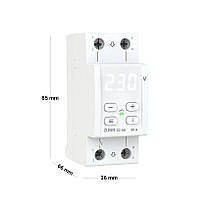 Реле контролю напруги ZUBR D2 - 50 з термозахистом (DS Electronics Україна), фото 3