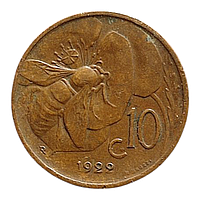 Італія 10 чентезимо, 1922