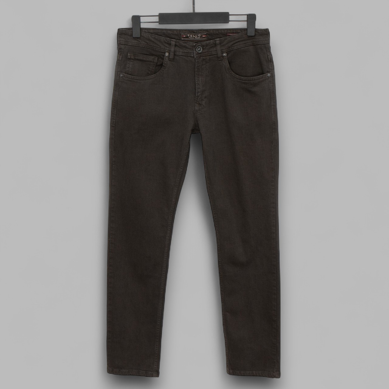 Джинси чоловічі Tello 5766B-GALEN CHOCOL 98% бавовна 2% еластан 31(Р), фото 1