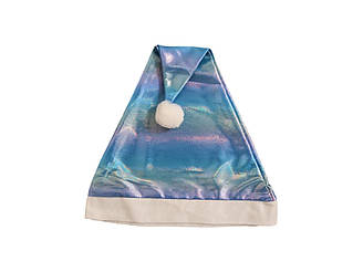 Шапка Діда мороза атласна . Шапка новорічна 12 штук