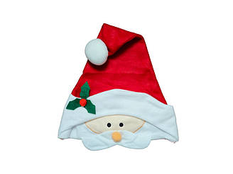 Шапка Санта Клаус з хутром. Шапка новорічна 5 штук