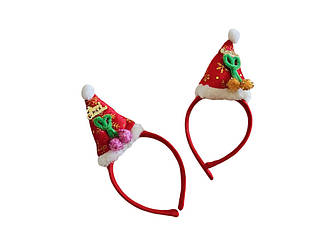 Новорічний обруч новорічна шапка