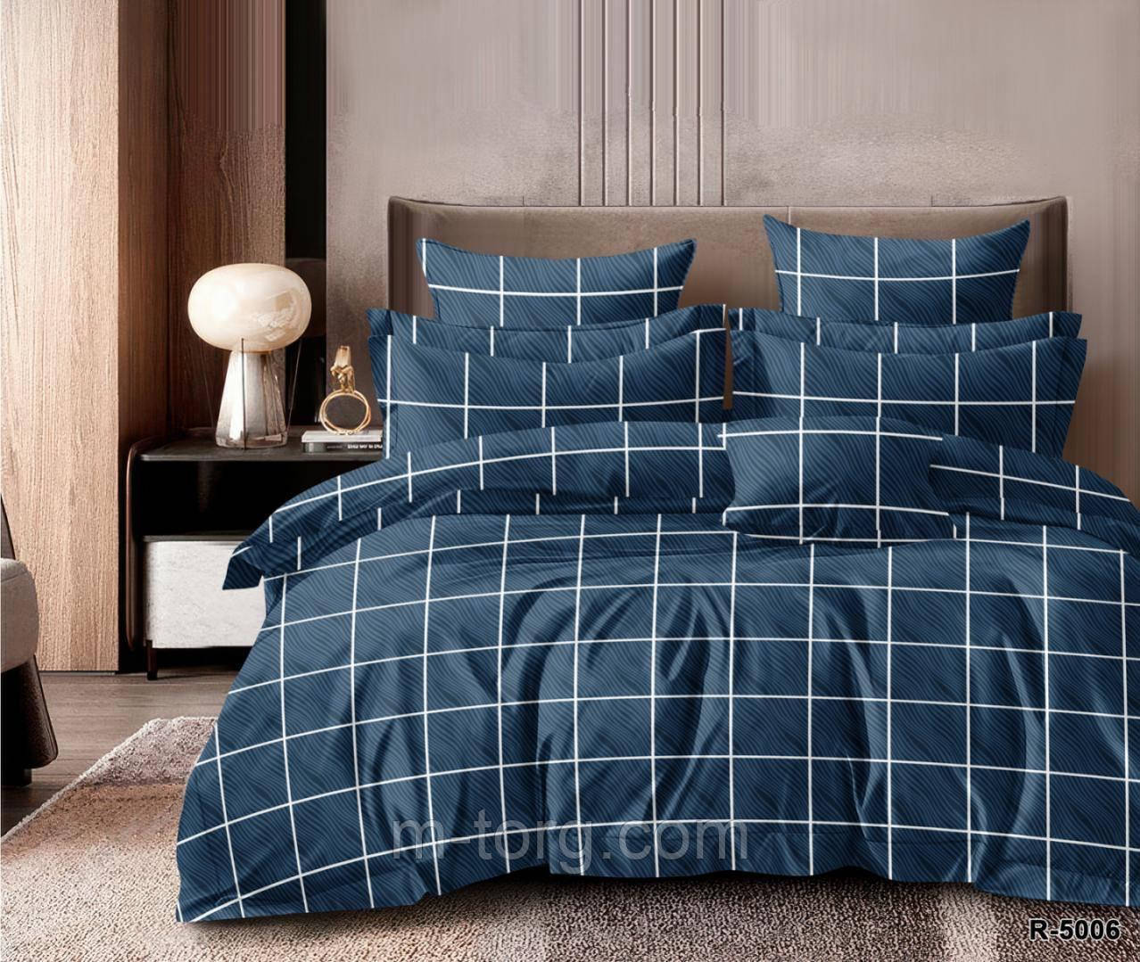 Комплект постільної білизни двоспальний 180/210, нав-ки 70/70, тканина сатин, 100% складається з бавовни