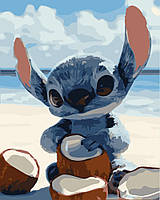 Картини за номерами Стіч з кокосами 50*60 (Artissimo) ТВ-PNX8554