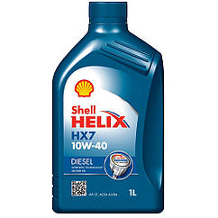 Моторна олива Shell Helix HX7 10W-40 1л – Напівсинтетична олива для бензинових і дизельних двигунів (2000–2025)