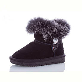 Уггі замшеві дитячі чорні