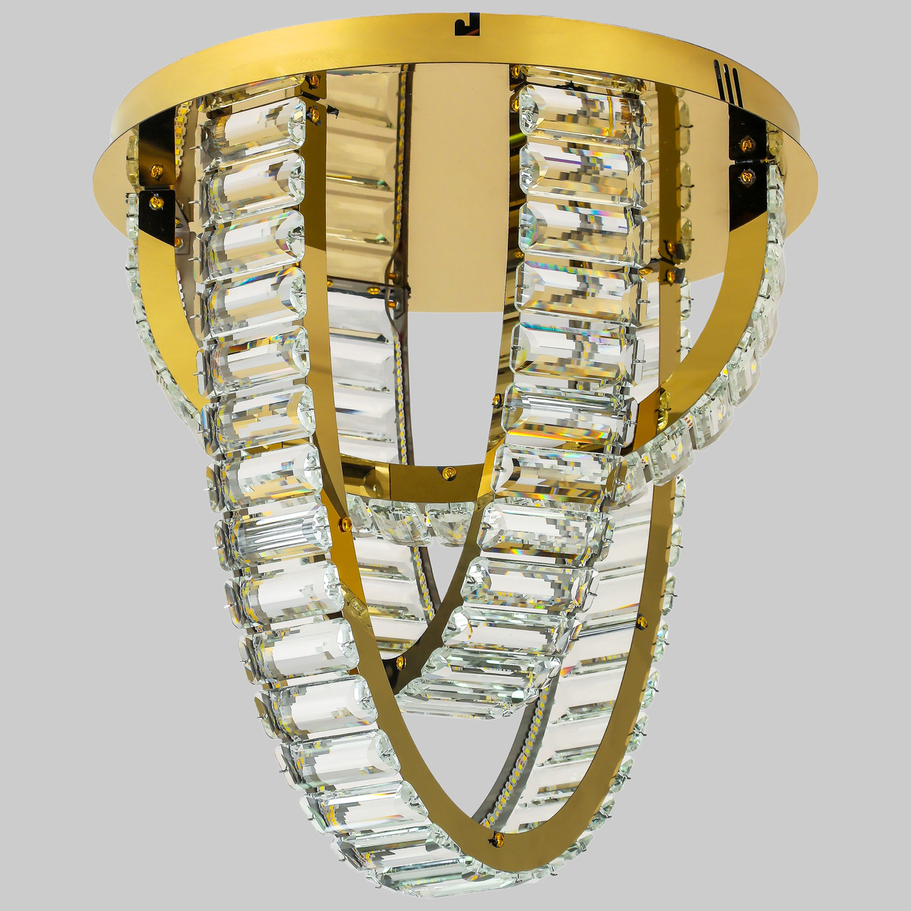 Люстра золота "CRYSTAL" арт-деко (90-L1051 (400)