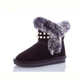 Уггі замшеві дитячі чорні