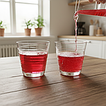 Набір прозорих склянок Web 200 мл 2 шт Sakura, фото 6