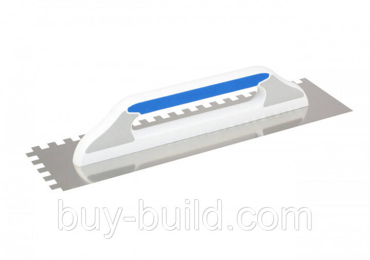 Kubala 0254 Терка нерж. 130х480 мм зуб 10х10  ручка G-12, фото 1