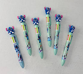 Ручка Стіч 6-ти кольорова (8016-ST)