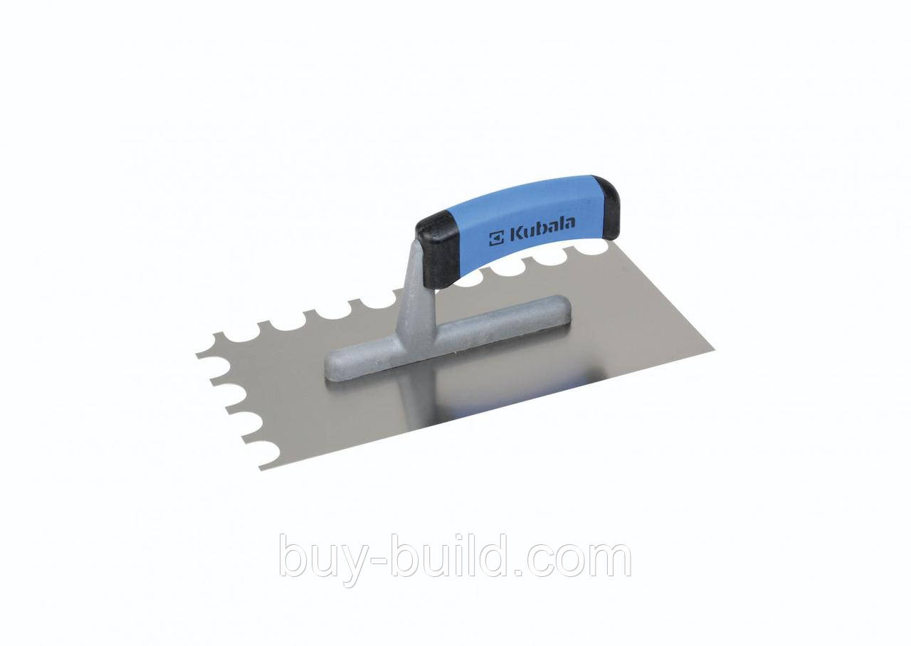 Kubala 0463 Терка нерж. 130х270мм напівкруглий зуб, фото 1