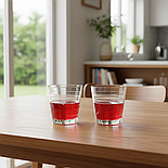 Набір прозорих склянок Web 200 мл 2 шт Sakura, фото 7