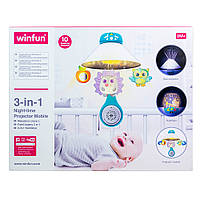 Карусель 720005-NL WinFun на ліжечко, підвіски плюш, проектор, муз., світло, бат., кор.