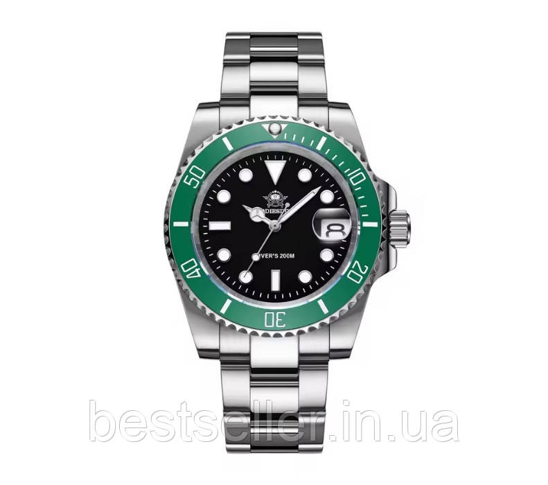 ADDIESDIVE 41MM 20ATM (200M) (У СТИЛІ ROLEX SUBMARINER) JAPAN QUARTZ MIYOTA 8115