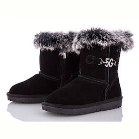 Уггі замшеві дитячі чорні