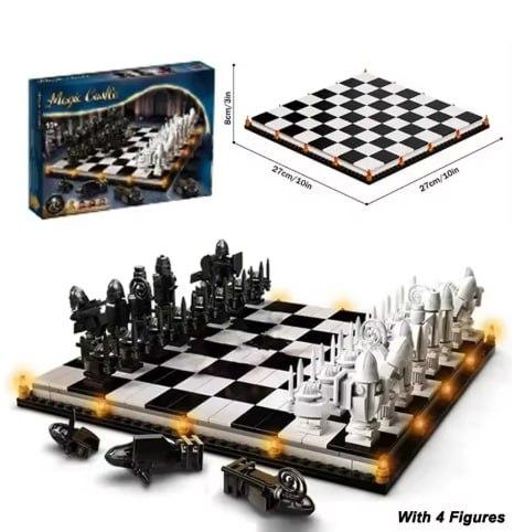 Конструктор Harry Potter Hogwarts Wizards Chess чарівні шахи сумісний з LEGO, фото 1