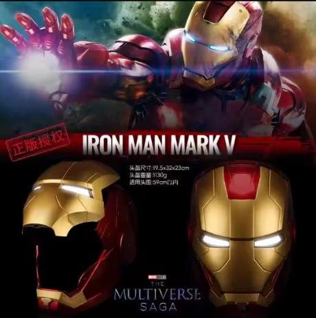 Конструктор IRON MAN Mask шолем Марвел великий набір сумісний з LEGO, фото 1