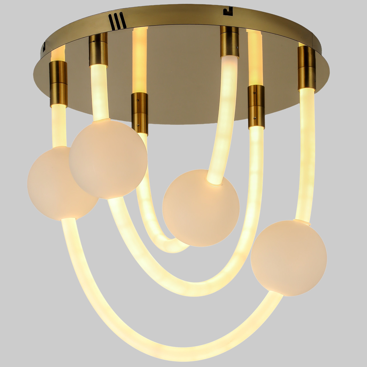 Люстра золота "CRYSTAL" арт-деко (90-L1060 (400)