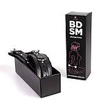 Чорні наручники для бондажу Secret Play Black Bondage Handcuffs ✨, фото 5