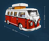 Конструктор Volkswagen T1 ретро фургон великий набір сумісний з LEGO, фото 2
