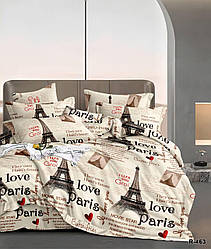 Комплект постільної білизни двоспальний 180/210, нав-ки 70/70, тканина сатин, 100% складається з бавовни