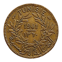 Туніс 1 франк, 1941