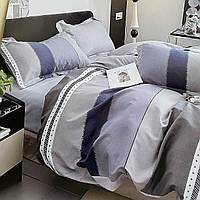 Постільна білизна Двоспальний комплект з простирадлом на гумці 160*200+20см, постільна білизна з фланелі розмір двоспальний