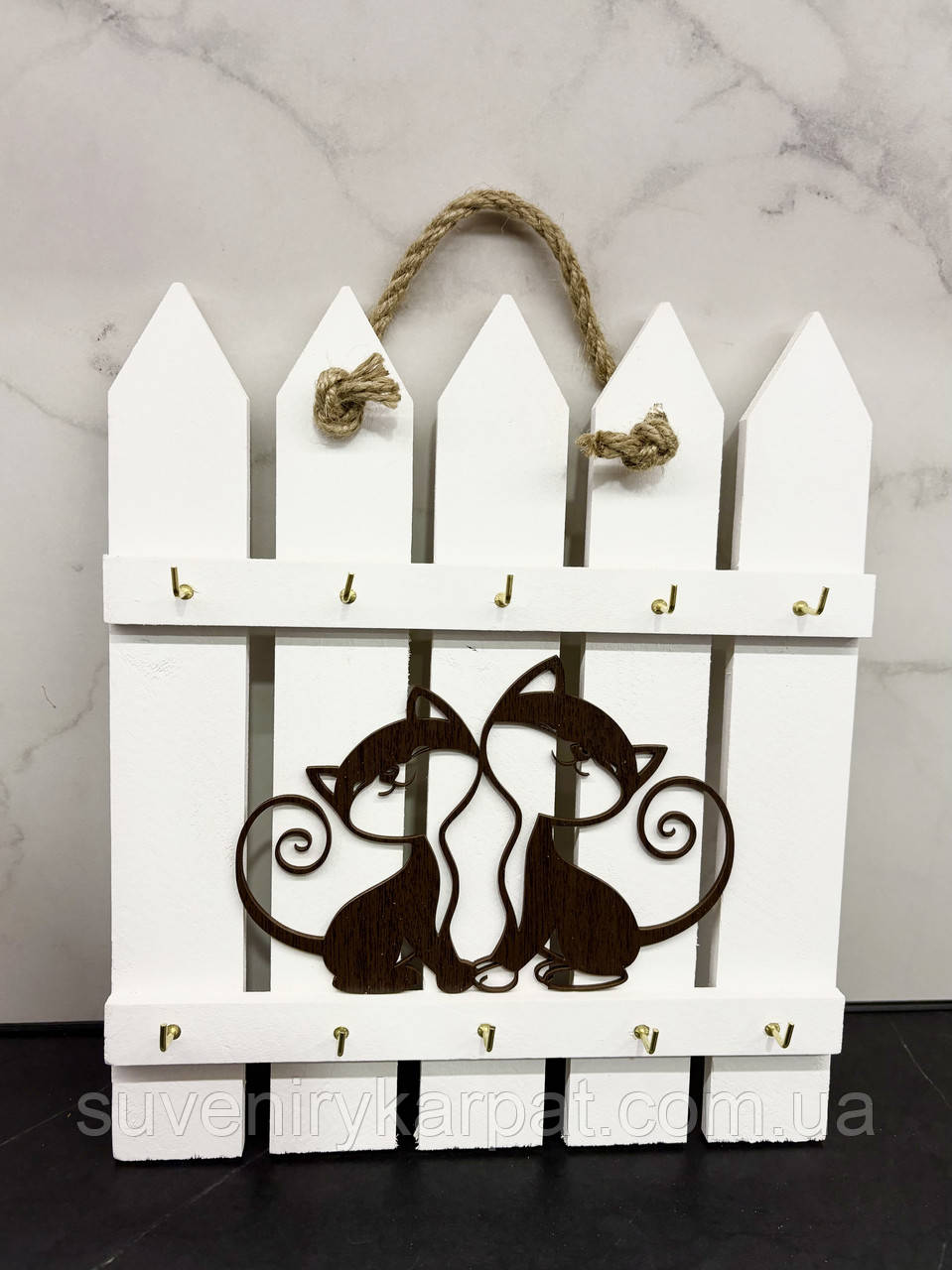 Ключниця Котики 26х30х3 см, фото 1